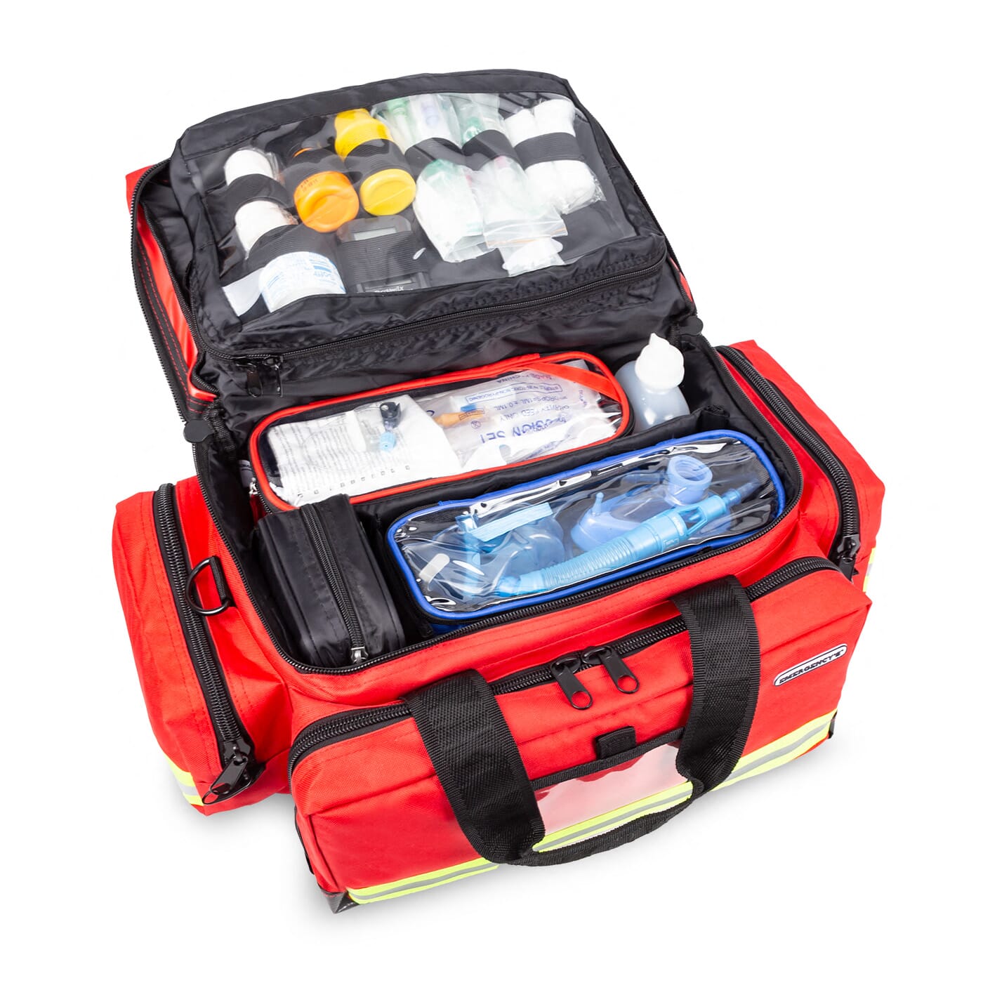 Borsa per emergenze di grande capacità rossa