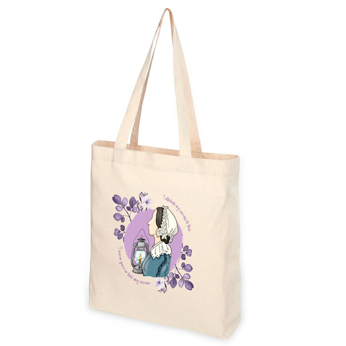borsa tote cotone - Nightingale elartedecuidar