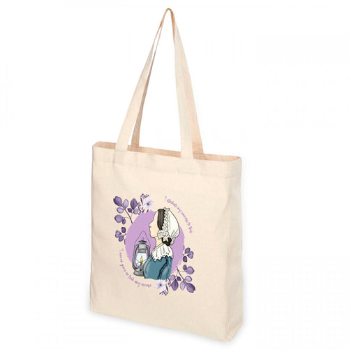 borsa tote cotone - Nightingale elartedecuidar
