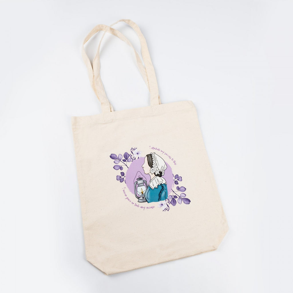 borsa tote cotone - Nightingale elartedecuidar
