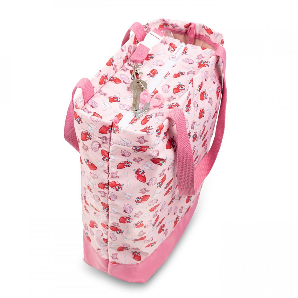 Borsa tote Organi - dettaglio manici