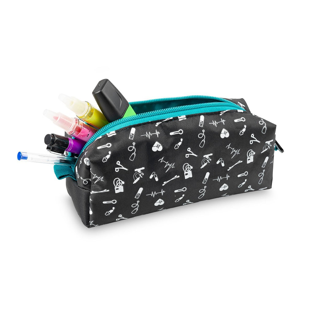 Astuccio porta-penne Black Collection - dettaglio stampa