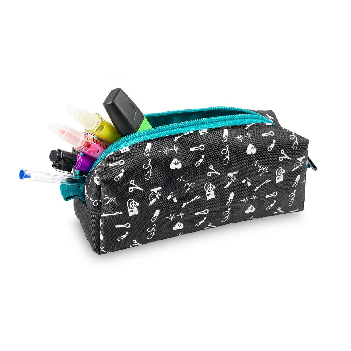 Astuccio porta-penne Black Collection - dettaglio stampa