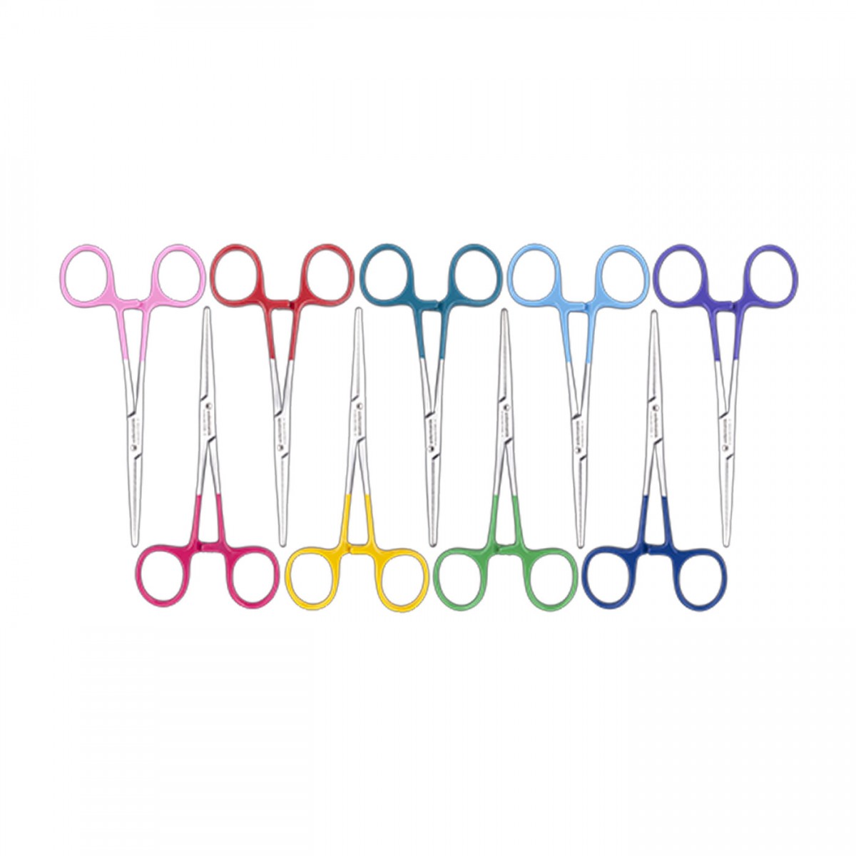 Pinza Kocher-Kelly colorata - colori disponibili
